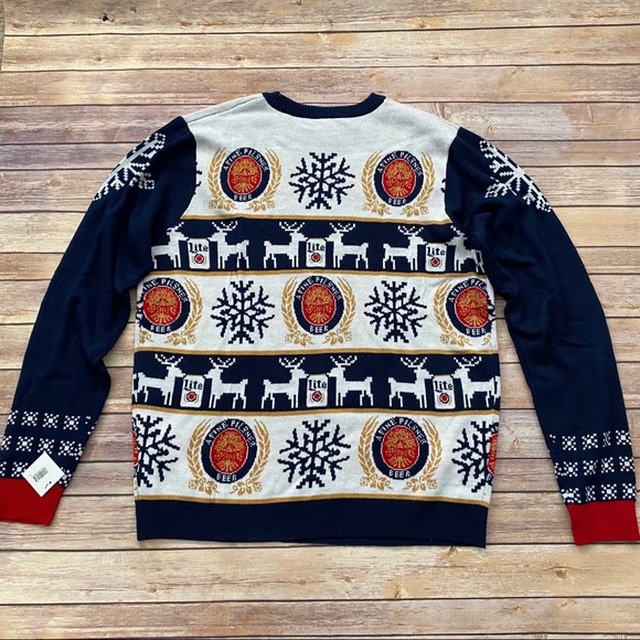 miller light sweater